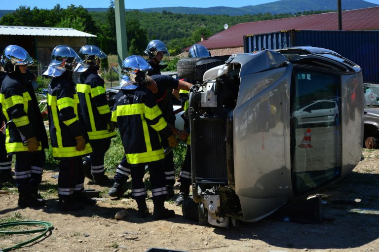 Uzak Şehir TV series accident scene